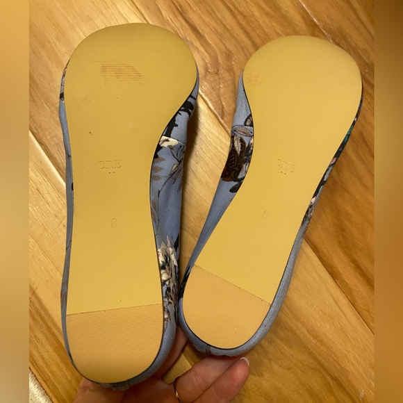J Crew parrot and floral print Anya ballet flats (NEVER WORN!) - Picture 2 of 5